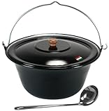 GRILLPLANET Gulaschkessel 15 Liter emailliert Deckel Originalprodukt Ungarn